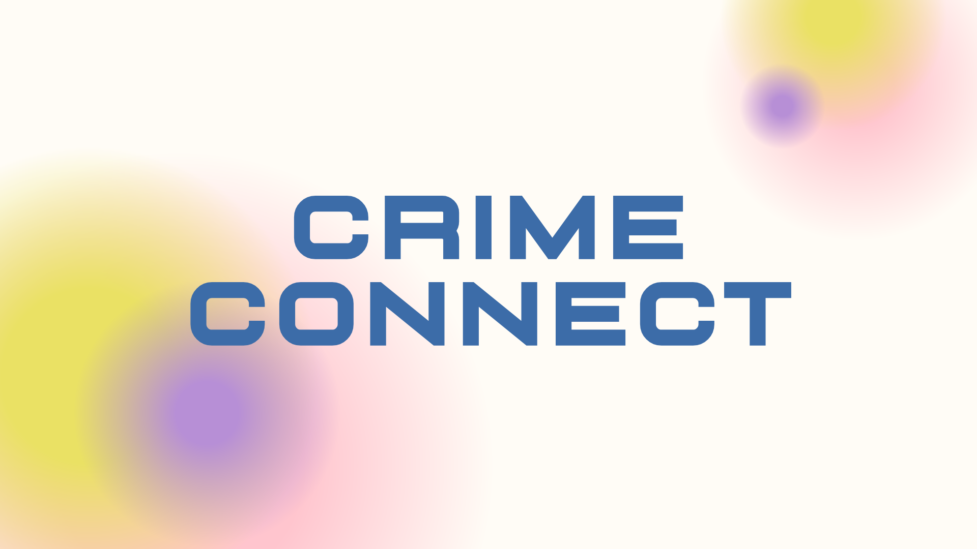 Crime Connect app preview