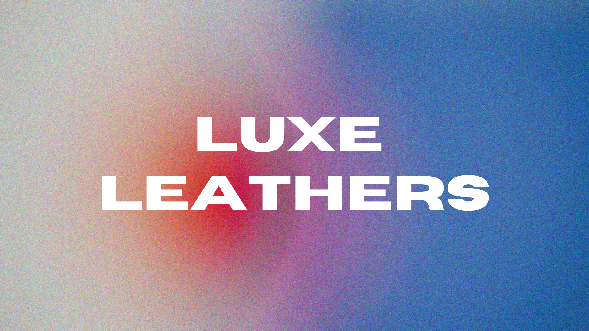 Luxe Leathers website preview